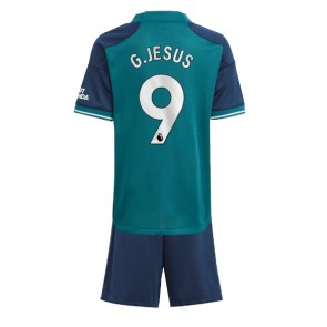 Arsenal Gabriel Jesus #9 Dětské Alternativní dres komplet 2023-24 Krátký Rukáv (+ trenýrky)